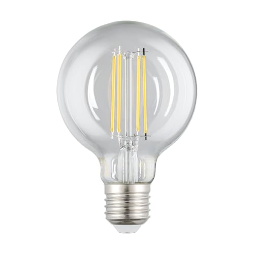 Eglo Connect.z Smart Home E27 LED Filament Light Bulb, G80, ZigBee, app and Voice Control, dimmable, Warm White, 806 Lumen - Image 2