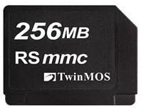 TwinMOS RS-MMC 256.0 MB Multi Media Card 256MB