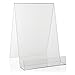 Produktbild VITAdisplays® NE-385A Buchständer/Buchaufsteller als Warenträger und Schrägsteller im DIN A4 Format aus original PLEXIGLAS Transparent
