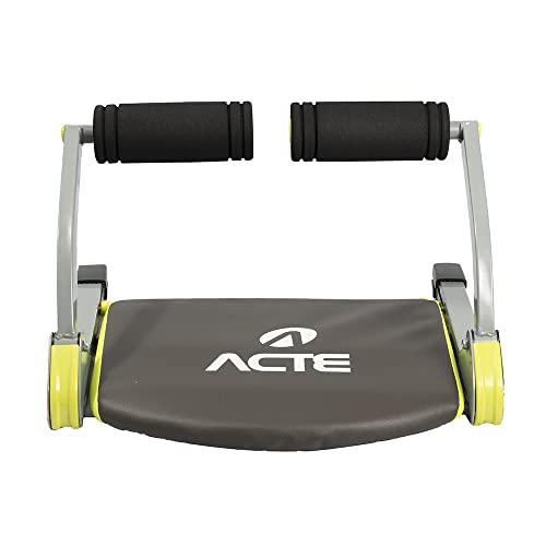 Acte Sports, Aparelho Abdominal Fitness Para Treino 3X1 com Ajuste De Intensidade, Cinza, E21