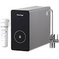 Waterdrop D6 Reverse Osmosis Water Filter, 600 GPD Under Sink Reverse Osmosis System, Reduce PFAS, 2:1 Pure to Drain, with Waterdrop Alkaline Water Filter System for Sink WD-ALK16