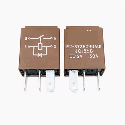Relais DC12V E2-3735090AOI pour automobile de 30A avec 4 broches