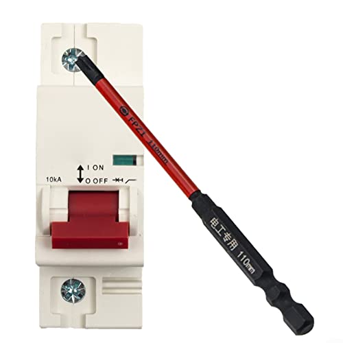 6Pcs 110Mm Magnetic Special Slotted Cross Screwdriver Bit For Electrician, Screwdriver Bit Set Magnetic Tip Fph Fpz #TOP2