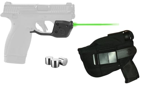 Green Laser Kit with Holster for S&W Smith-Wesson® Bodyguard® 2.0 & Carry Comp® with ArmaLaser TR36-G / TR36G / TR36Gs Green Laser Sight, LASERPRO Tactical Holster & 2 Extra Batteries