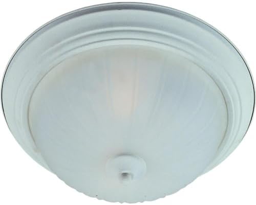 Maxim Essentials-2 Light Flush Mount in style-13.5 Inches Wide by 6 inches high-Textured White Finish