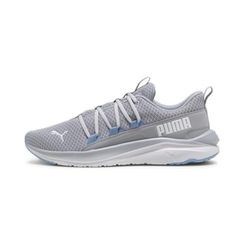PUMA Mens Softride One4all Cross Trainer, Gray Fog Mens White-Zen Blue, 8