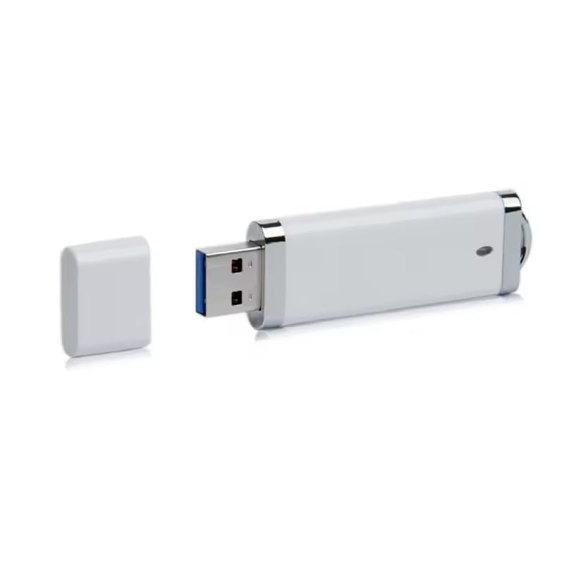 CleverlyGifted® 4GB USB Flash Drive, White, Portable Data Storage Device with Cap, 2.0, Upto 10Mbps, Plastic Material-image-20