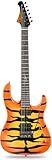 WestCreek Aetheris Solid Body Electric Guitar, Mahogany Body, Maple Neck, Rosewood Fretboard, Rounded End Frets, Bone Nut, 24 Frets (Yellow)