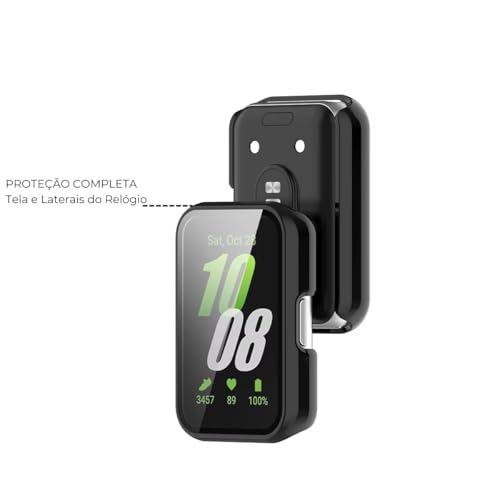 Case Proteção Com Película De Vidro Para Galaxy Fit 3 (Transparente)