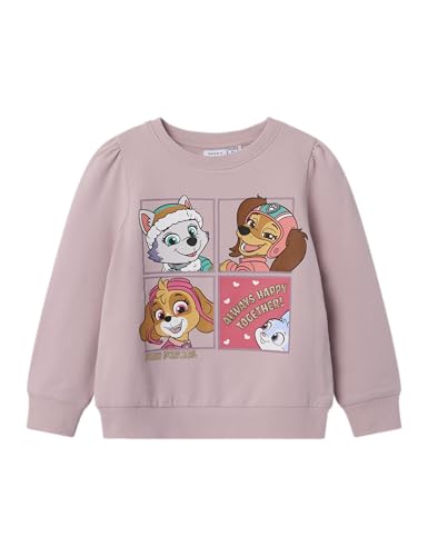 Sweat Paw Patrol Name It fille vêtement enfant rose à col rond Nmfjose