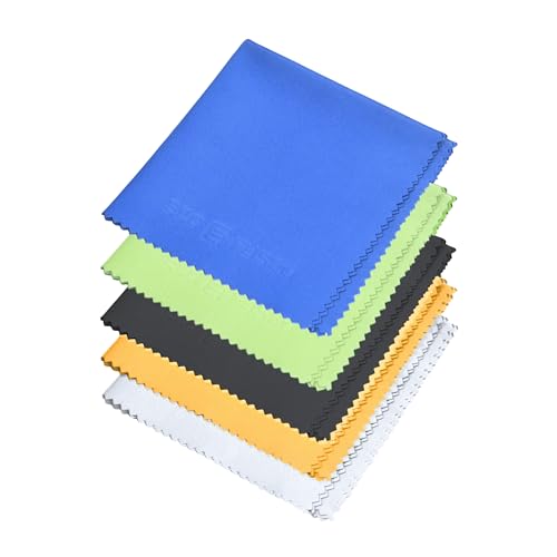 9 Panni Microfibra Per Occhiali 20x20cm – Morbidi, Lavabili, Ecologici, Per Display, Lenti E Smartphone