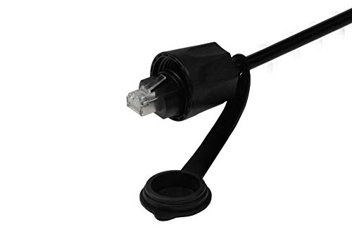 Cable SF Cat6 SSTP 15ft Outdoor Patch Negro miniatura 2