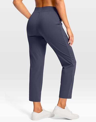 Image of G Gradual Petite Pants for Women 24 inch /26 inch Ankle Pants with 2 Pockets