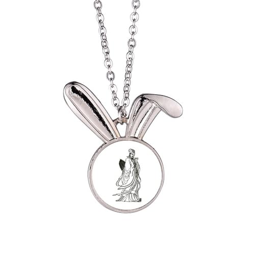 Pendentif lapin Dao China Zhuge Liang le cadeau idéal chargé de symbole