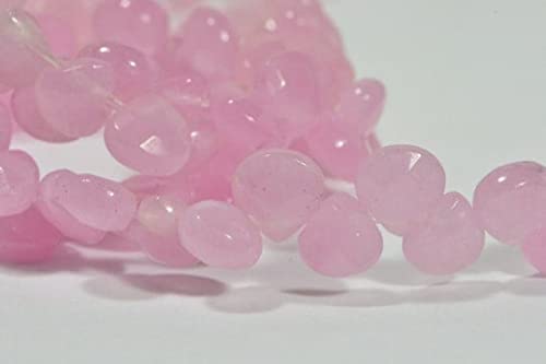 Rose quartz naturel en perles de 9cm pour la création de bijoux uniques