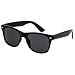 Kids Sunglasses Black Vintage Wayfarers for Children Boys & Girls with UV400 Protection (Ages 3-10) - Thacher's Nook