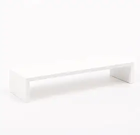 Suporte Monitor Simples para Escritório e Desktop MDF - 70x20x10 Branco