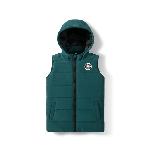 Image of SNOW DREAMS Girls Puffer Vest Lightweight Sleeveless Jackets Hooded Winter Fall Vests Quilted Coat