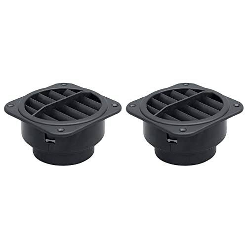 Heating Duct Heater Air Outlet, Asudaro Round/Square/Mushroom Parking Heater Duct Air Outlet Abs Plastic Parking Heater Outlet Exhaust Connector