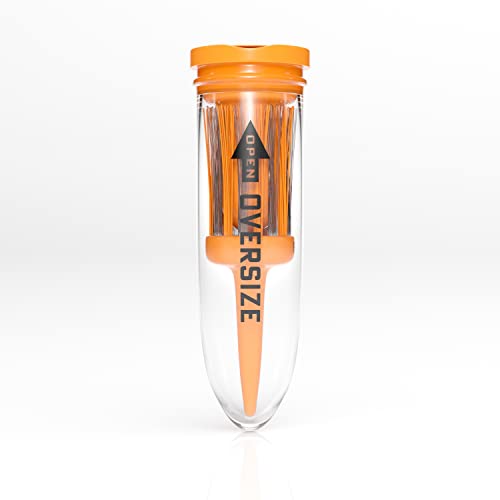 'Brush T Pack of 3 Oversized (2.4'') Golf Tees - Low Friction, More Distance, Consistent Height'