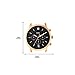 Fossil Men's Neutra Quartz Stainless Steel and Leather Chronograph Watch, Color: Rose Gold, Black (Model: FS5381)