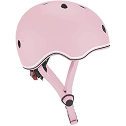 Patines Evo Globber - KIDS HELMET XXS / XS - Casco de protección para niños y jóvenes , Rosa pastel