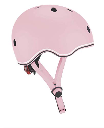 Globber - casque GOUP XXS/XS - Casque de protection pour les enfants et les tout-petits, Rose Pastel