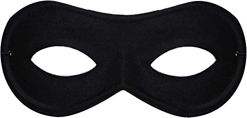 Adults Burglar Costume, Medium, Black & White Striped T-Shirt + Flat Cap + Eyemask + "Swag" Bag - Image 3