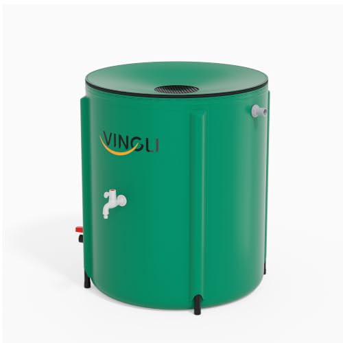 VINGLI 50-Gallon Collapsible Rain Barrel