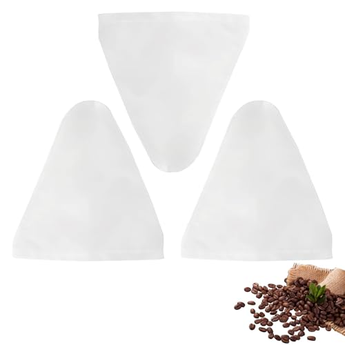 Jecdfs Set de 3 Bolsas Colador de Malla Fina, Bolsa colador, Colador de yogur,Reutilizables para Leche de Nuez, Yogur y Queso, Filtro de Alimentos, Resistente al Calor, 30x30 cm