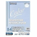 Nakabayasi 4111 - 100 fogli di carta per stampante B4, colore: Blu HCP