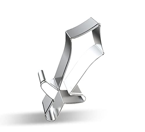 WJSYSHOP Military Sword Shape Cookie Cutter