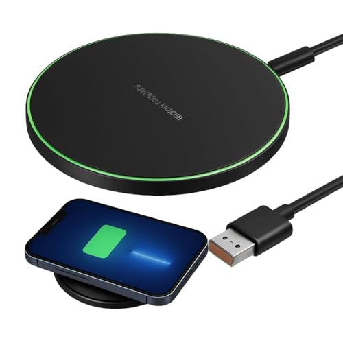 Chargeur sans Fil Rapide 35W, Station De Chargeur sans Fil USB-C Compatible Qi, pour IPhone 16 15 14 13 12, AirPods Pro 2 3 4, Samsung Galaxy S24 S23 S22 S21, Wireless Charger Portable