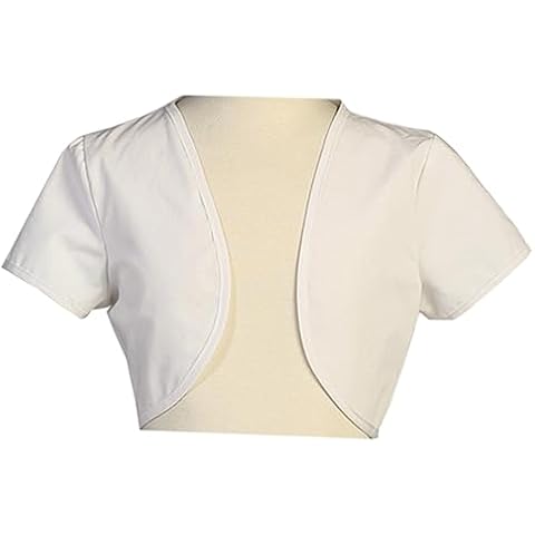 Pink Princess White Bolero Cardigan Cover