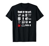 Vintage Funny Nerdy Iconic Alternative Rock Bands of The 90s T-Shirt