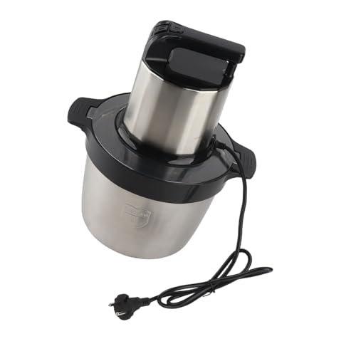 Robot Culinaire électrique en Acier Inoxydable Mélangeur C avec 3 Vitesses pour Hacher Efficacement la Viande et les Légumes 6l 1500W