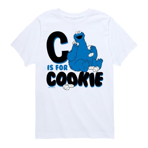 Sesame Street - C is for Cookie - Toddler and Youth Short Sleeve Graphic T-Shirt