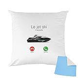 Recto : Blanc, 100% polyester. Verso : Coloré, 100% coton. Rembourrage non inclus.