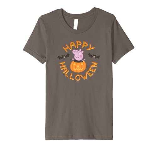 T-shirt Peppa Pig Halloween en coton premium avec imprimé haute définition