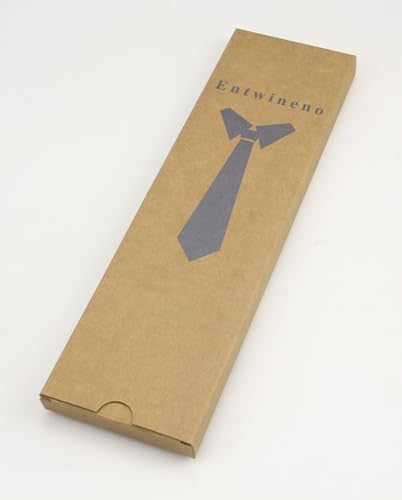 Image of Mens Solid Linen Ties - Slim Pattern Necktie for Men Wedding Groomsmen