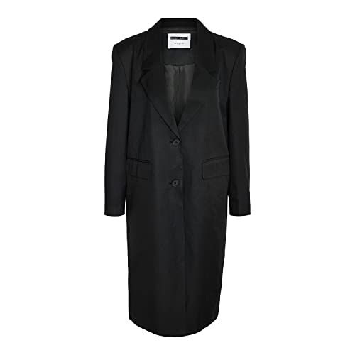 Noisy May Nmmilla blazer X-long veste droite noire femme