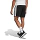 adidas Herren Essential Three Stripes Chelsea Short, Black/White, XL