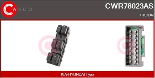 Casco Cwr78023As Interruttore Alzavetro Hyundai-Kia