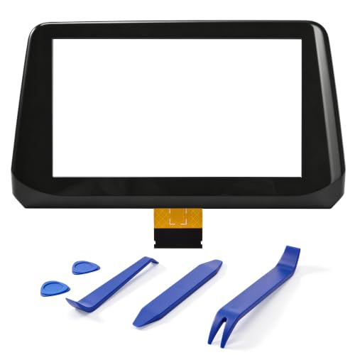 Image of 7 inch Touch Screen Digitizer Replacement for 2017 2018 Mazda 3 | Heat-Resistant Screen Replacement for Mazda 3 2017 2018, Clear & Non-Whitening, Replace #B61A611J0 BJS7669C0E BJS7669C0L
