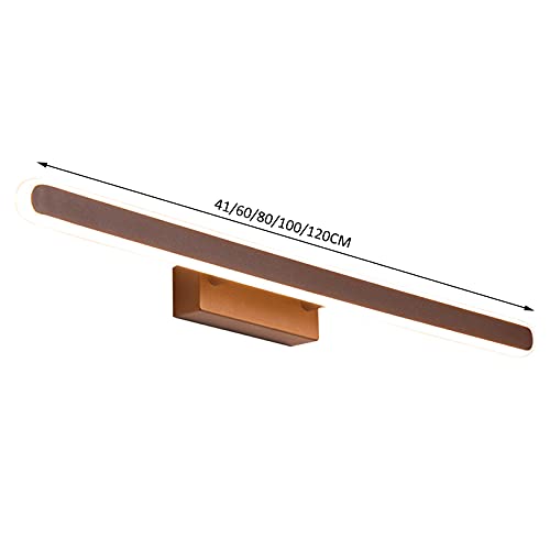 Éclairage de vanité simple LED miroir de salle de bains maison