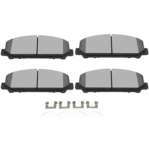 Image of SCITOO D1509 Ceramic Brake Pads Sets Front w /Hardware Replacement For INFINITI For QX56 / For QX80,For Nissan For Armada /For TITAN,For Suzuki For Equator 2011-2012