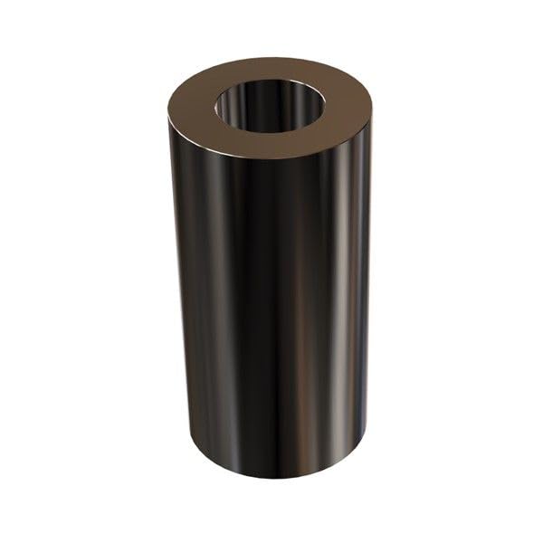 Aluminum Spacer Black 3/4" OD x 3/8" ID x Choose Your Length, Round Spacer Unthreaded Standoff Bushing Plain Finish, Fits Screws Bolts 3/8" or M10 by