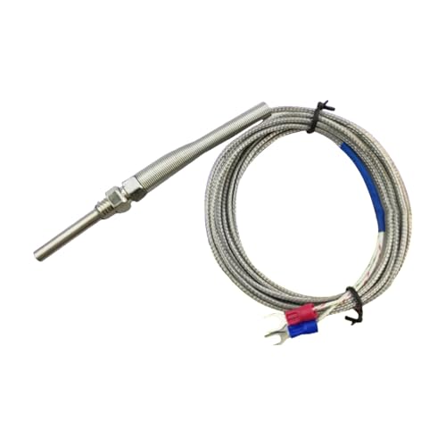 Sonde température M8 thermocouple type K avec câble 2m PT100 filetée
