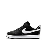 nike vintage sneaker Retro-Basketball-Design Nike Court Borough Low 2 (PSV) Sneaker, Black/White, 29.5 EU
