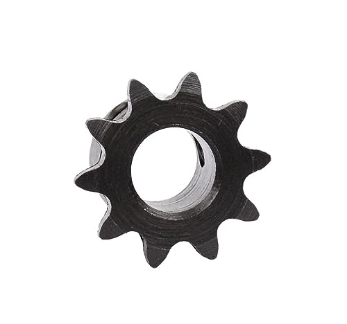 Bevel Gear Pinion Hardware Mechanical 1pc 04C Chain Gear Steel 10 Teeth Industrial Sprocket Wheel with Top Wire Bore 5mm 6mm 8mm 10mm(5mm)